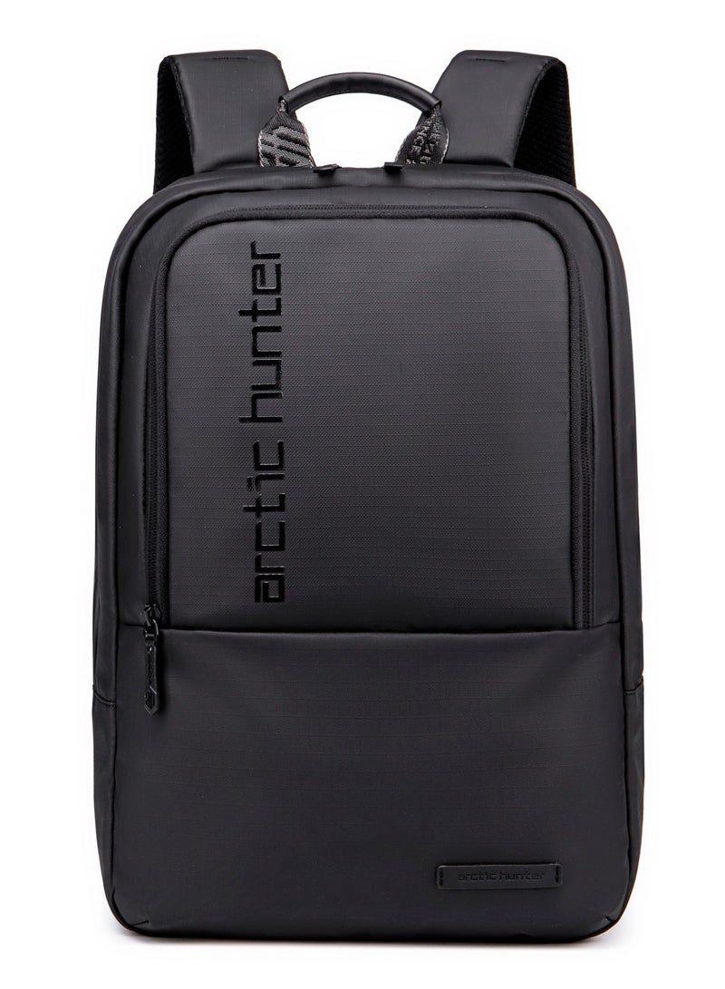 ARCTIC HUNTER Water Repellent Laptop Backpack 15.6 Inch Polyester Travel Shoulder bag for Men and Women, B00529, Black - Image 3